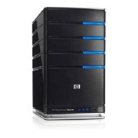 HP MediaSmart Server EX475 - Servidor - micro torre - 1 x Sempron 1.8 GHz - RAM 512 MB - disco duro 2 x 500 GB - Gigabit Ethernet - Windows Home Server - AMD LI